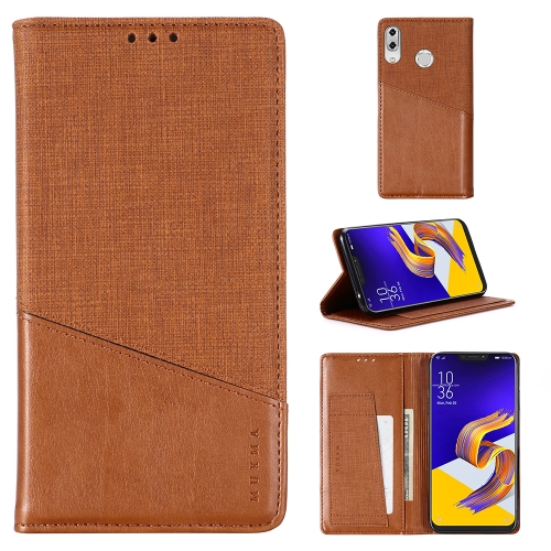 

For Asus Zenfone 5z ZS620KL MUXMA MX109 Horizontal Flip Leather Case with Holder & Card Slot & Wallet(Brown)