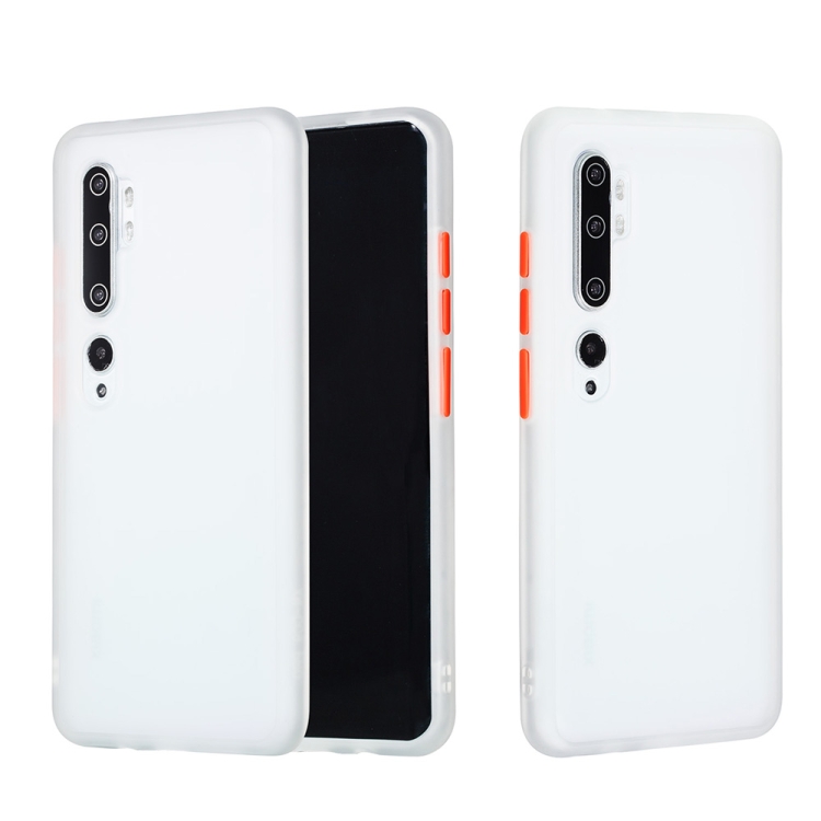 

For Xiaomi Mi CC9 Pro Skin Hand Feeling Series Shockproof Frosted PC+ TPU Protective Case(White)