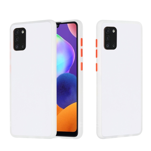 

For Samsung Galaxy A31 Skin Hand Feeling Series Shockproof Frosted PC+ TPU Protective Case(White)