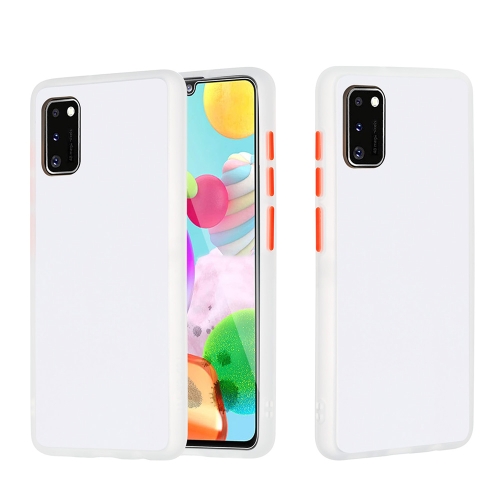 

For Samsung Galaxy A41 Skin Hand Feeling Series Shockproof Frosted PC+ TPU Protective Case(White)