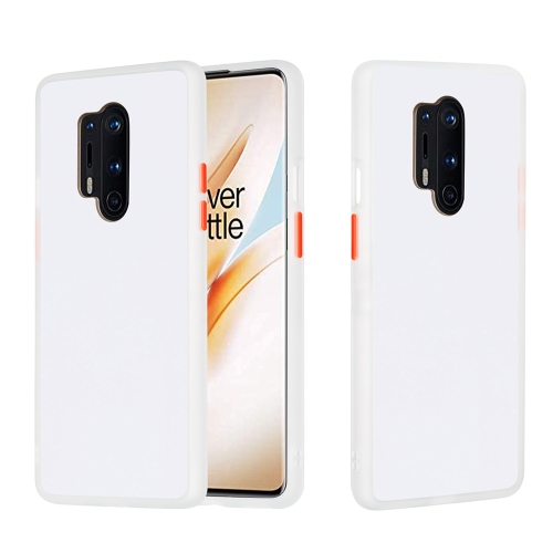 

For OnePlus 8 Pro Skin Hand Feeling Series Anti-fall Frosted PC+ TPU Protective Case(White)