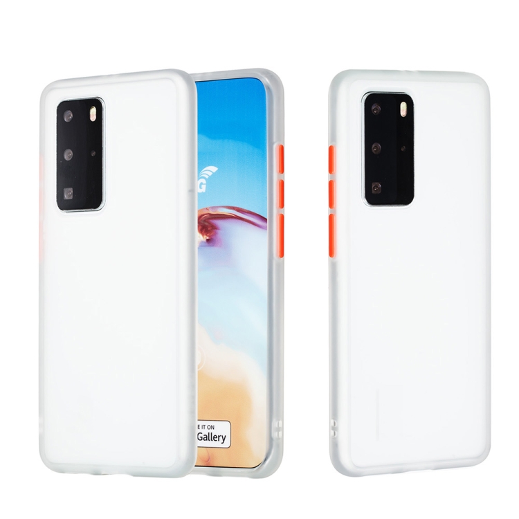 

For Huawei P40 Pro Skin Hand Feeling Series Anti-fall Frosted PC+ TPU Protective Case(White)