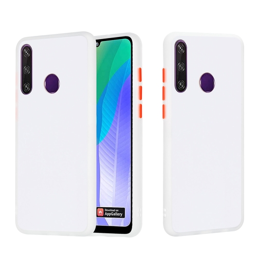 

For Huawei Y6p Skin Hand Feeling Series Anti-fall Frosted PC+ TPU Protective Case(White)