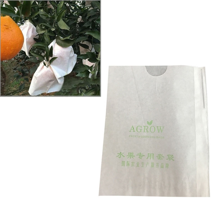 

1000 PCS Fruit Protective Bag Waterproof Orange Packaging Bag Paper Bag, Specification:17x19cm