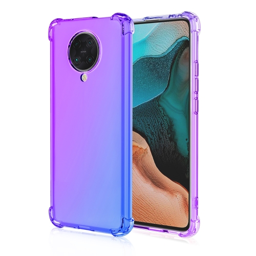 

For Xiaomi Redmi K30 Pro Four-Corner Airbag Shockproof Gradient Color TPU Protective Case(Purple Blue)