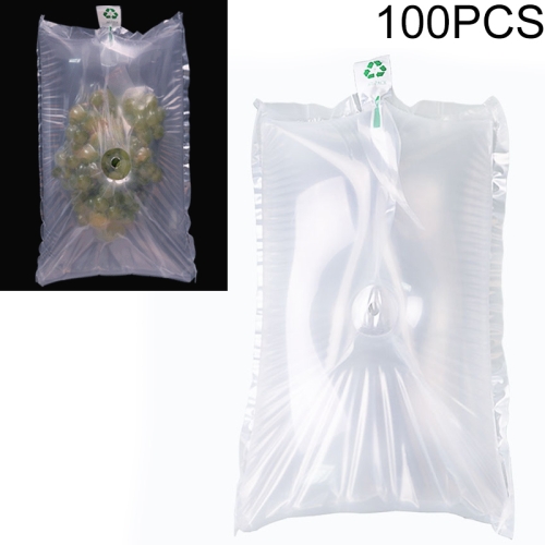 

100 PCS Grape Inflatable Bag Express Fruit Protective Bag Packaging Bag, Specification:35x45cm