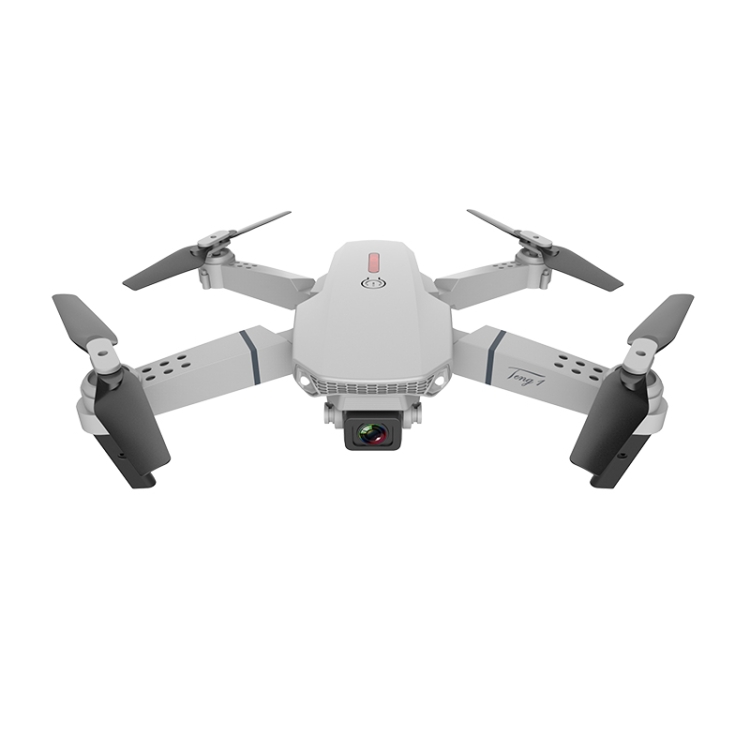 

E88 720P Single Camera Foldable RC Quadcopter Drone Remote Control Aircraft(Gray)