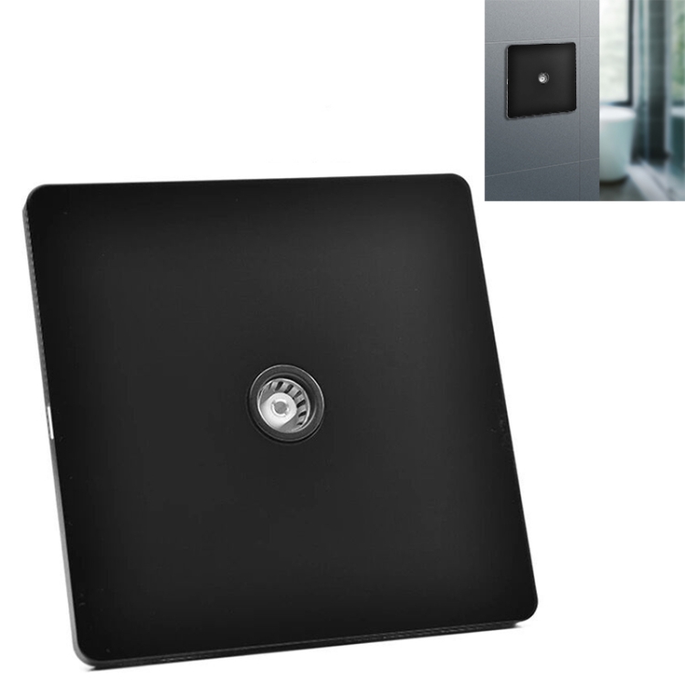 

86mm Retro Copper Panel Hand Switch Panel, Style:TV Hole