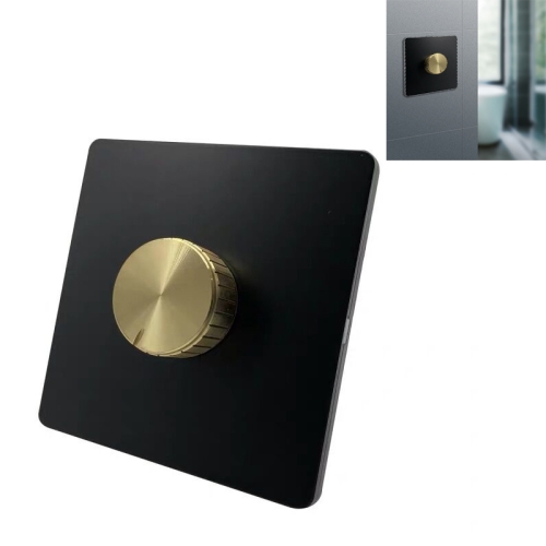 

86mm Retro Copper Panel Hand Switch Panel, Style:Dimmer Switch