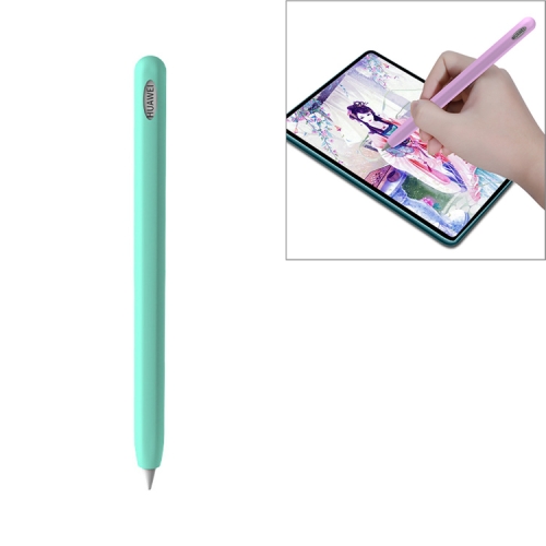 

For Huawei M-pencil Stylus Touch Pen Integrated Non-slip Silicone Protective Cover(Mint Green)