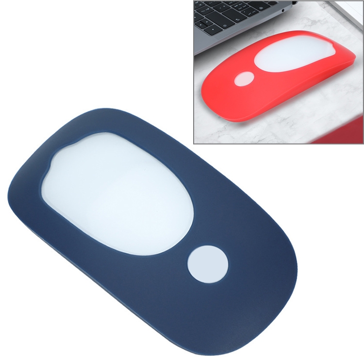 

For Apple Magic Mouse 1 / 2 Mouse Silicone Protective Case(Midnight Blue)