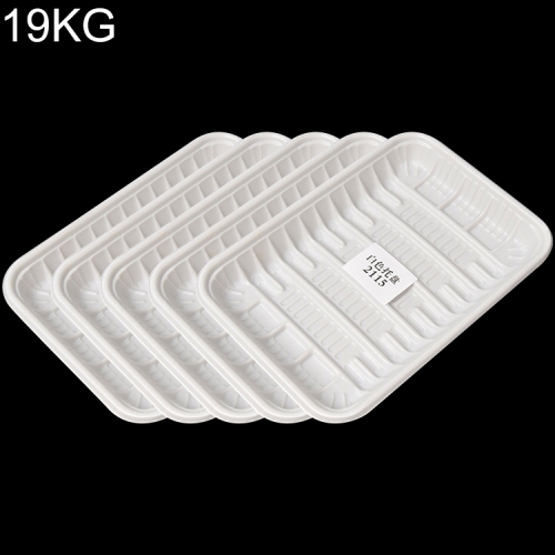 

19KG Thickened Fresh Tray Disposable Plastic Food Packing Box Vegetable Fruit Meat Fresh-keeping Dish, Model:2115