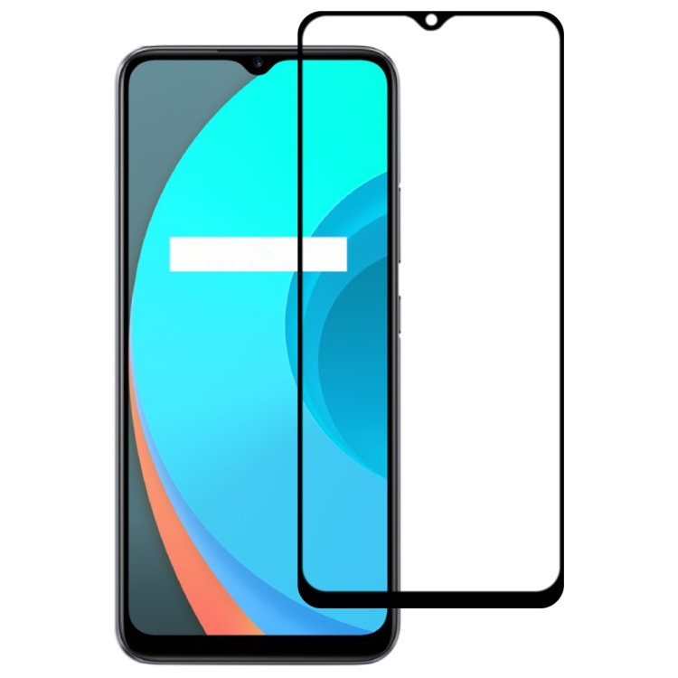

For OPPO Realme C11 Full Glue Full Screen Tempered Glass Film