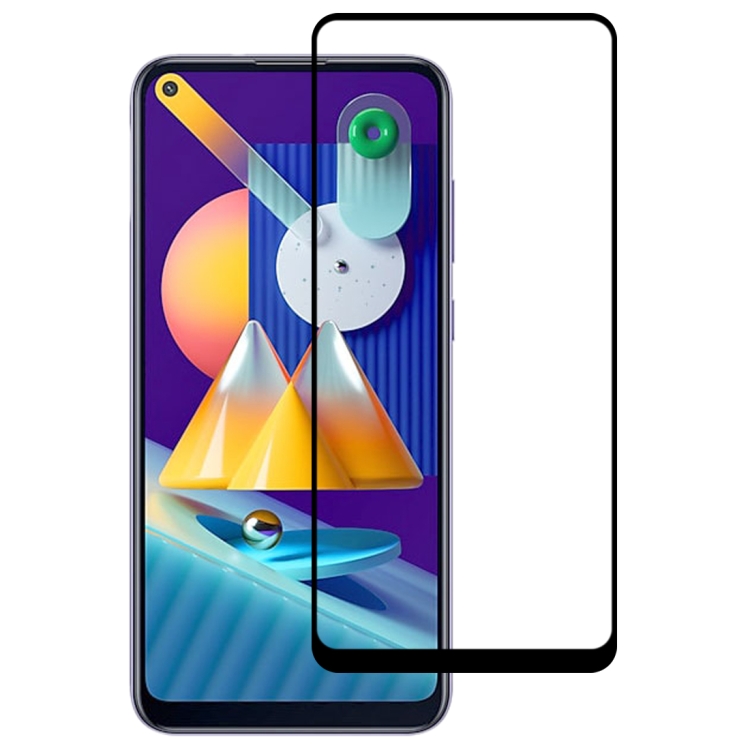 

For Samsung Galaxy M11 Full Glue Full Screen Tempered Glass Film
