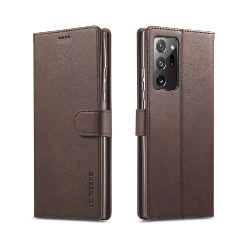 

For Samsung Galaxy Note 20 LC.IMEEKE Calf Texture Horizontal Flip Leather Case, with Holder & Card Slots & Wallet(Brown)