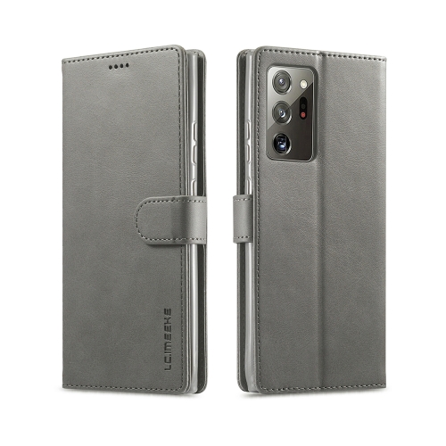 

For Samsung Galaxy Note 20 LC.IMEEKE Calf Texture Horizontal Flip Leather Case, with Holder & Card Slots & Wallet(Grey)