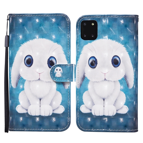 

For Samsung Galaxy A81 / M60s / Note 10 Lite Colored Drawing Pattern Horizontal Flip Leather Case with Holder & Card Slots & Wallet(Rabbit)