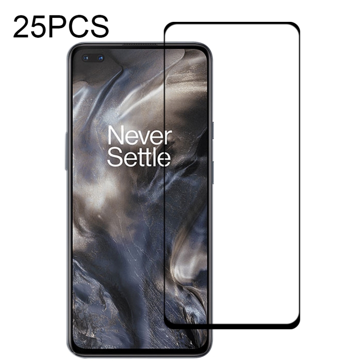 

For OnePlus Nord 25 PCS Full Glue Full Screen Tempered Glass Film