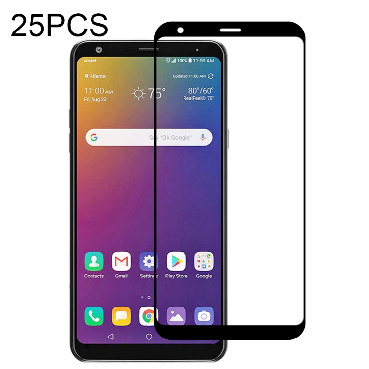 

For LG Stylo 5 25 PCS Full Glue Full Screen Tempered Glass Film