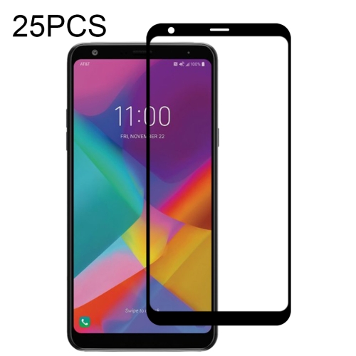 

For LG Stylo 5+ 25 PCS Full Glue Full Screen Tempered Glass Film