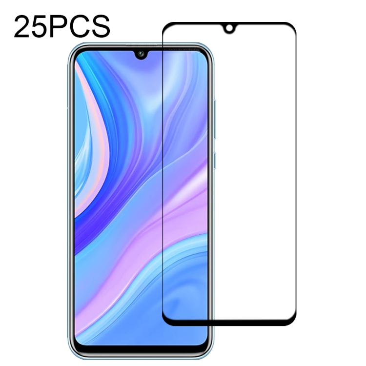 

For Huawei P Smart S 25 PCS Full Glue Full Screen Tempered Glass Film