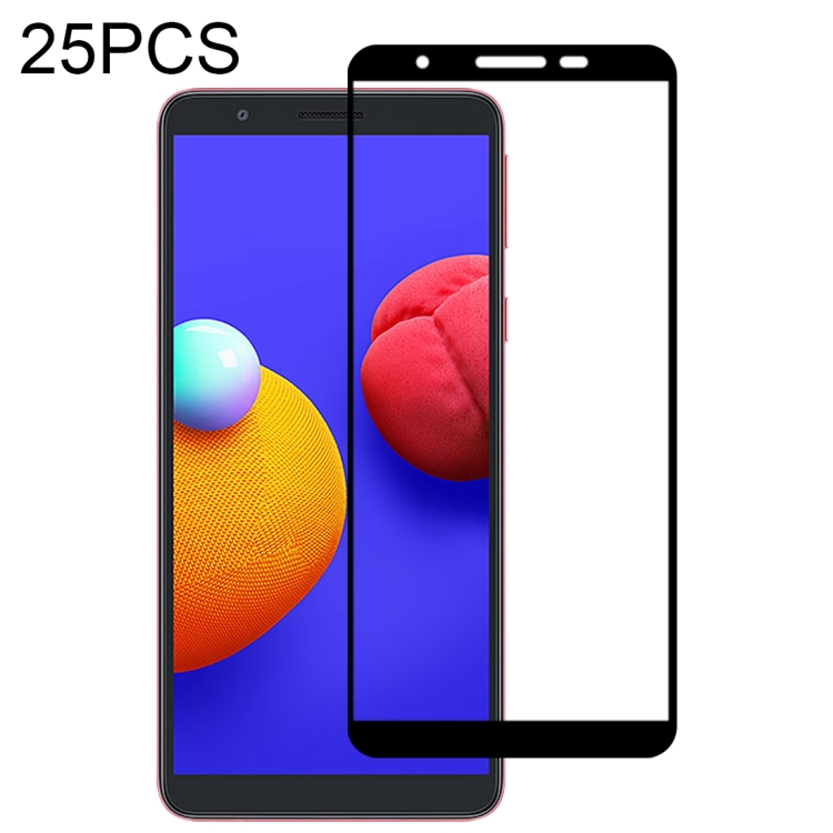 

For Samsung Galaxy A01 Core 25 PCS Full Glue Full Screen Tempered Glass Film