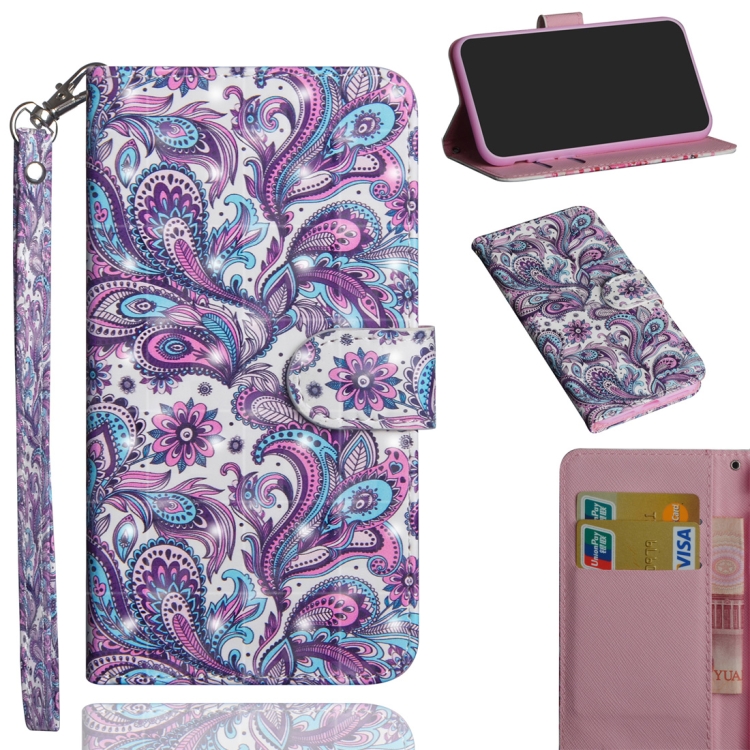 

For Huawei Mate 30 / Mate 30 5G 3D Painted Pattern Horizontal Flip TPU + PU Leather Case with Holder & Wallet & Card slot & Lanyard(Spiral Pattern)