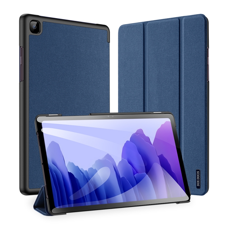 For Galaxy Tab A7 SM-T505 (2020) 10.4 inch DUX DUCIS Domo Series Horizontal Flip Magnetic PU Leather Case with Three-folding Holder (Blue)
For Galaxy Tab A7 SM-T505 (2020) 10.4 inch DUX DUCIS Domo Series Horizontal Flip Magnetic PU Leather Case with Three-folding Holder (Blue)