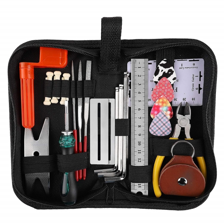 

Guitar Repair Tool Set File Wrench Chord Cut And Winder Frets Polishing