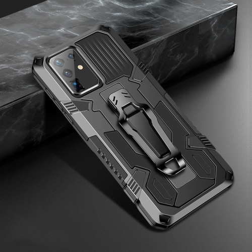 

For Samsung Galaxy S20 Machine Armor Warrior Shockproof PC + TPU Protective Case(Black)