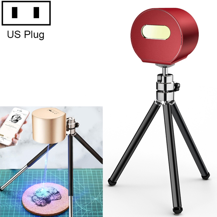 

Laserpecker DIY Mini Laser Engraving Machine Portable Marking Engraver Carving Machine, Standard Version, Plug Type:US Plug(Red)