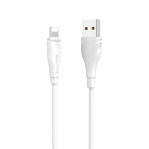 

Borofone BX18 1.6A Max Output USB to 8 Pin Optimal Charging Data Cable, Cable Length:2m(White)