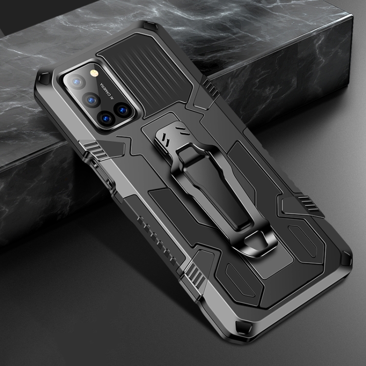 

For OPPO A72 Machine Armor Warrior Shockproof PC + TPU Protective Case(Black)