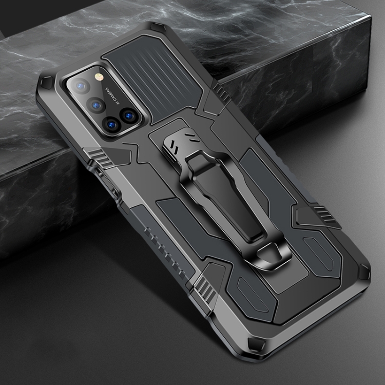 

For OPPO A72 Machine Armor Warrior Shockproof PC + TPU Protective Case(Gray)