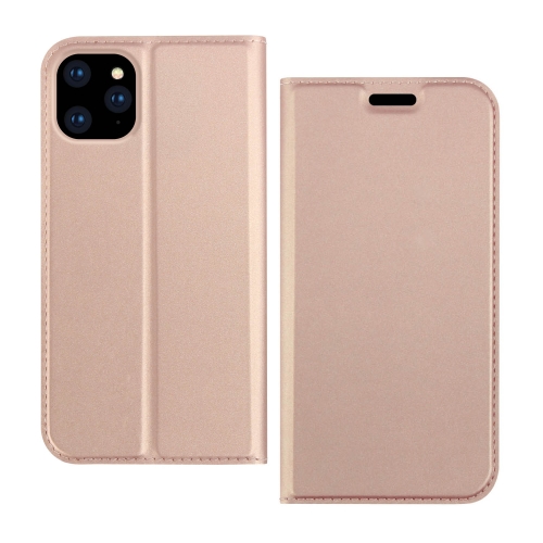 

For iPhone 12 / 12 Pro DZGOGO ISKIN Series Slight Frosted PU + TPU Case(Rose Gold)