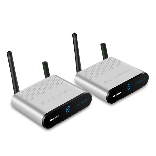 

Measy AV230-2 2.4GHz Set-top Box Wireless Audio / Video Transmitter + 2 Receiver, Transmission Distance: 300m, EU Plug