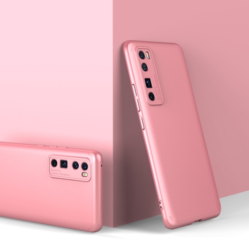 

For Huawei nova 7 Pro 5G GKK Three Stage Splicing Full Coverage PC Protective Case(Rose Gold)