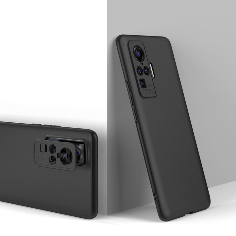 

For Vivo X50 Pro GKK Three Stage Splicing Full Coverage PC Protective Case(Black)