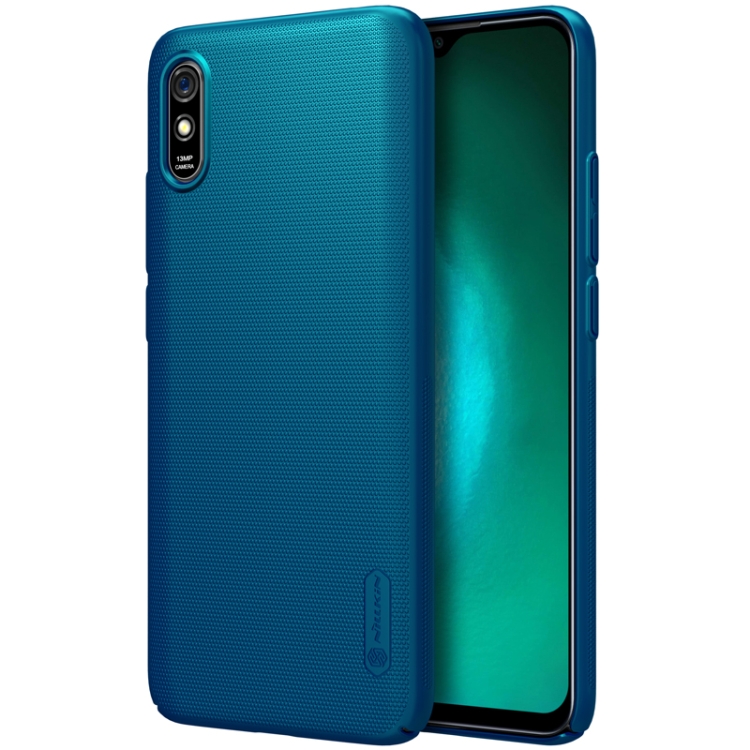

For Xiaomi Redmi 9A NILLKIN Frosted Concave-convex Texture PC Protective Case(Blue)