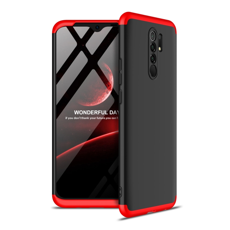 For Xiaomi Redmi 9 GKK Three Stage Splicing Full Coverage PC Protective Case(Black Red)
For Xiaomi Redmi 9 GKK Three Stage Splicing Full Coverage PC Protective Case(Black Red)