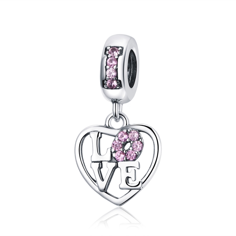 

S925 Sterling Silver Pendant Beloved Beads DIY Bracelet Necklace Accessories