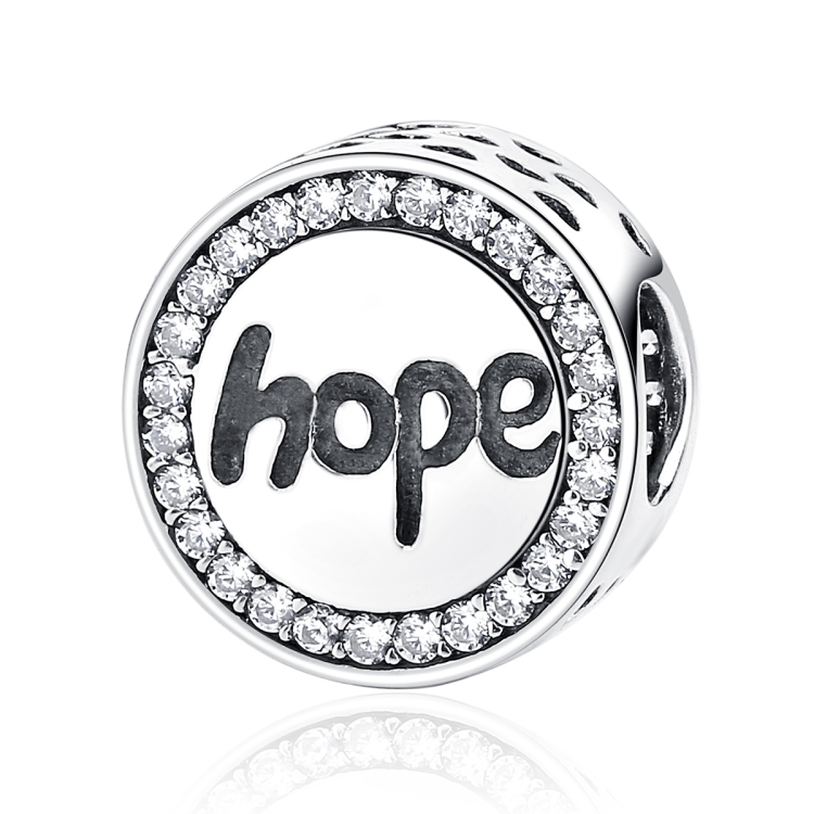 

S925 Pure Silver Beads Life Pursuit Series Hope DIY Beading Accessories