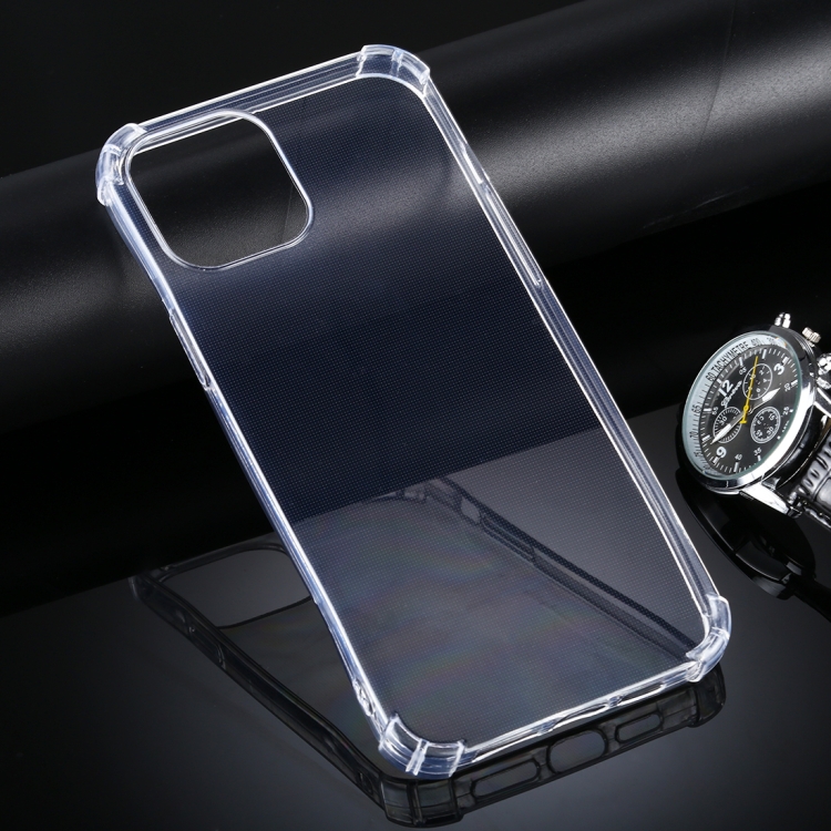 

For iPhone 12 Pro Max Four-Corner Anti-Drop Ultra-Thin TPU Case(Transparent)