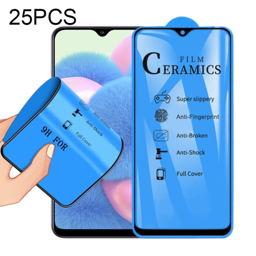 

For Samsung Galaxy A30s 25 PCS 2.5D Full Glue Full Cover Ceramics Film