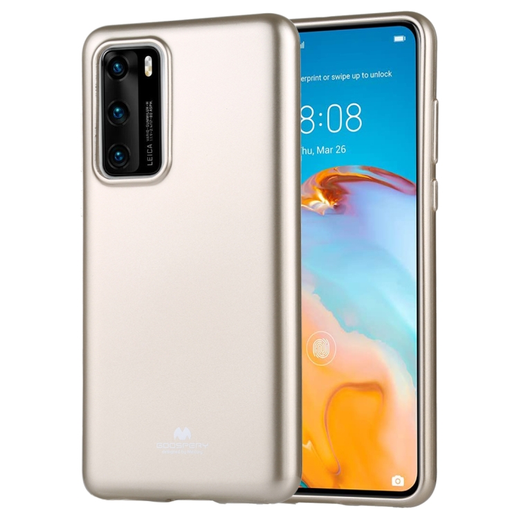 

GOOSPERY JELLY Full Coverage Soft Protective Case For Huawei P40(Gold)