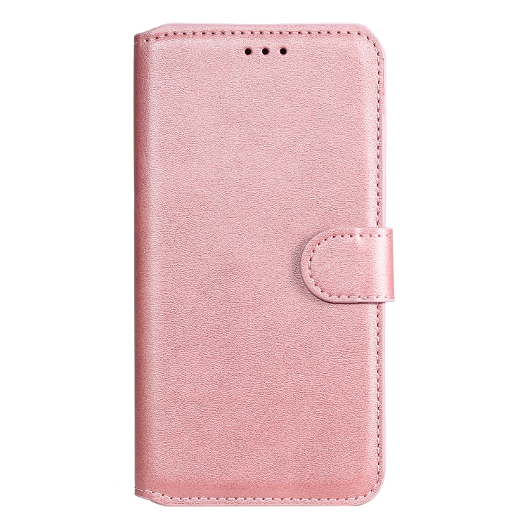 

For Xiaomi Redmi 9 Classic Calf Texture PU + TPU Horizontal Flip Leather Case, with Holder & Card Slots & Wallet(Rose Gold)