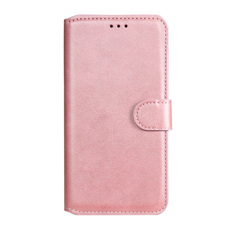 

For Huawei P Smart 2020 Classic Calf Texture PU + TPU Horizontal Flip Leather Case, with Holder & Card Slots & Wallet(Rose Gold)