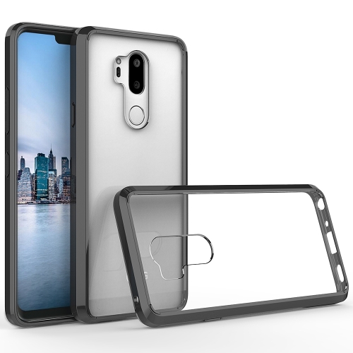 

For LG G7 ThinQ Shockproof Scratchproof TPU + Acrylic Protective Case(Black)