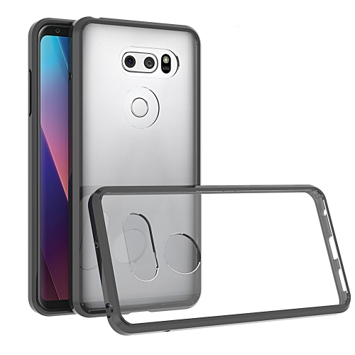 

For LG V30 Shockproof Scratchproof TPU + Acrylic Protective Case(Black)