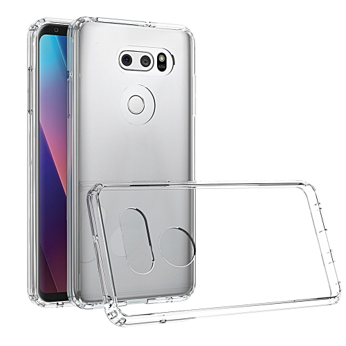 

For LG V30 Shockproof Scratchproof TPU + Acrylic Protective Case(Transparent)